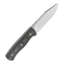 QSP Bison 4.5" D2 blade Black Micarta QS134-A