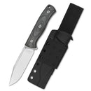 QSP Bison 4.5" D2 blade Black Micarta QS134-A