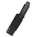 QSP Bison 4.5" D2 blade Black Micarta QS134-A