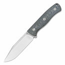 QSP Bison 4.5" D2 blade Black Micarta QS134-A