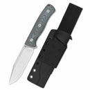 QSP Bison 4.5" D2 blade Black Micarta QS134-A