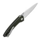 QSP Leopard 3.0" 14C28N Green Micarta QS135-C
