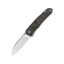 QSP Otter 2.7" S35VN 2 Tone Satin Blade Copper foil carbon fiber QS140-B1