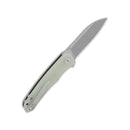 QSP Otter 2.7" 14C28N Stonewashed Blade Jade G10 Handle QS140-D1