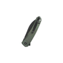 QSP Otter 2.7" 14C28N Black Blade Green Micarta QS140-E2