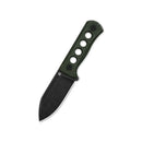 QSP Canary Neck Knife 2.50" 14C28N, Green Micarta QS141-C2