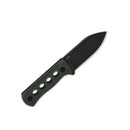 QSP Canary Neck Knife 2.50" 14C28N, Green Micarta QS141-C2