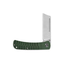 QSP Hedgehog 2.875" 14C28N, satin finish Green Micarta QS142-A