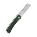 QSP Hedgehog 2.875" 14C28N, satin finish Green Micarta QS142-A