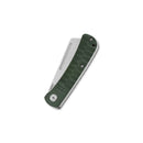 QSP Hedgehog 2.875" 14C28N, satin finish Green Micarta QS142-A