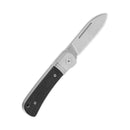 QSP Knife Hedgehog Spear Point 2.92" 14C28N, satin Black Micarta QS142SP-A
