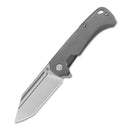 QSP Rhino 3.25" Böhler M390 Titanium 2 tone Satin blade Bead blasted Ti handle QS143-A