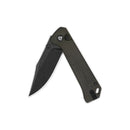 QSP Knife Grebe 3.00'' 14C28N Dark Brown Micarta QS147-A2