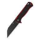 QSP Swordfish 3.625" 14C28N G10. Black/Red QS149-A1