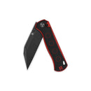 QSP Knife Swordfish 3.625'' 14C28N G10. Black/Red QS149-A2