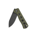 QSP Knife Canary folder 2.84'' 14C28N Olive Green G10 QS150-F2