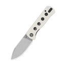 QSP Canary Folder 2.84" 14C28N White G10 QS150-G1