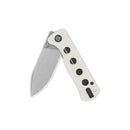 QSP Canary Folder 2.84" 14C28N White G10 QS150-G1
