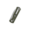 QSP Canary Glyde 2.84" 14C28N, stonewashed Olive Green G10 QS150GL-B1