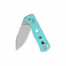 QSP Canary Glyde 3.74" 14C28N, stonewashed Tiffany Blue G10 QS150GL-C1
