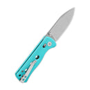 QSP Canary Glyde 3.74" 14C28N, stonewashed Tiffany Blue G10 QS150GL-C1