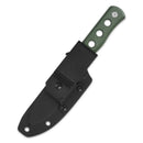 QSP Canary 4.25" Fixed Cr8Mo2VSi(equal to DC53) Green Micarta Blade QS155-C1