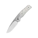 QSP Vault 3.25" 14C28N Blade G10 with Aluminum Foil QS157-E1