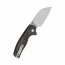 QSP Chefmaster 3.20" 14C28N Brown coarse micarta QS163-C1