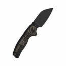 QSP Chefmaster 3.20" 14C28N Brown coarse micarta QS163-C1
