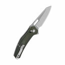 QSP Emu 3.25" 14C28N Green Micarta QS164-B1