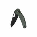 QSP Knife Emu 3.25'' 14C28N Green Micarta QS164-B2