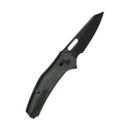 QSP Knife Emu 3.25'' 14C28N Green Micarta QS164-B2
