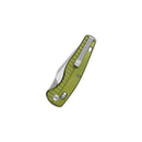 QSP Reptile - 3.35" 14C28N Blade OD Green Aluminium Handle - (QS165-B1)