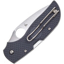 Spyderco Chaparral Lightweight Folding Knife 2.8in CTS XHP Steel Blade Gray FRN Handles