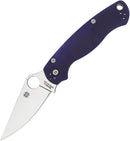Spyderco Paramilitary 2 Folding Knife 3.42in S110V Steel Blade Dark Blue Textured G-10 Handles - C81GPDBL2