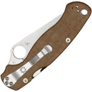 Spyderco C81MPCW2 Paramilitary 2 Micarta Handles 3.47 in CPM Cru-Wear Folding Knife