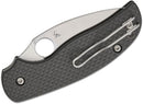 Spyderco Sage 6 Button Compression Lock Folding Knife – 3" CPM-S30V Satin Blade, Carbon Fiber/G-10 Laminate Handle – C123CFBCLP