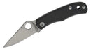 Spyderco Honeybee Slipjoint Folding Knife – 1.68" Sandvik 12c27 Plain Edge Blade, Black G-10 Handle – C137GBKP