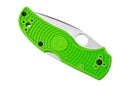 Spyderco Native® 5 Salt – 2.95" LC200N PlainEdge Blade, Green FRN Handle – C41PGR5