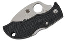 Spyderco Manbug Hawkbill – 1.84" Satin VG-10 SpyderEdge Blade, Black FRN Handles – MBKHBS