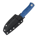 SRM Bushcraft Bushcut 3.1" 14C28N，HRC57~59 SRM Blue Micarta 702T-ME