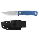 SRM Bushcraft Bushcut 3.1" 14C28N，HRC57~59 SRM Blue Micarta 702T-ME