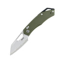 SRM Cub 2.87" Laminated 140Cr Steel, HRC 61-63 Green G10 261M-GP2