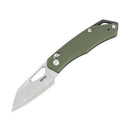 SRM Cub 2.87" Laminated 140Cr Steel, HRC 61-63 Green G10 261M-GP2