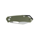 SRM Cub 2.87" Laminated 140Cr Steel, HRC 61-63 Green G10 261M-GP2