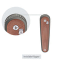 SRM Twin 2.99" N690, HRC 58-60 Brown Micarta 251MB-MN