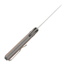 SRM Twin 2.99" N690, HRC 58-60 Brown Micarta 251MB-MN
