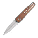 SRM Twin 2.99" N690, HRC 58-60 Brown Micarta 251MB-MN