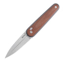 SRM Twin 2.99" N690, HRC 58-60 Brown Micarta 251MB-MN