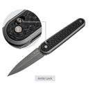 SRM Twin 2.99" N690, HRC 58-60 Carbon Fiber Overlay G10 251MB-GB